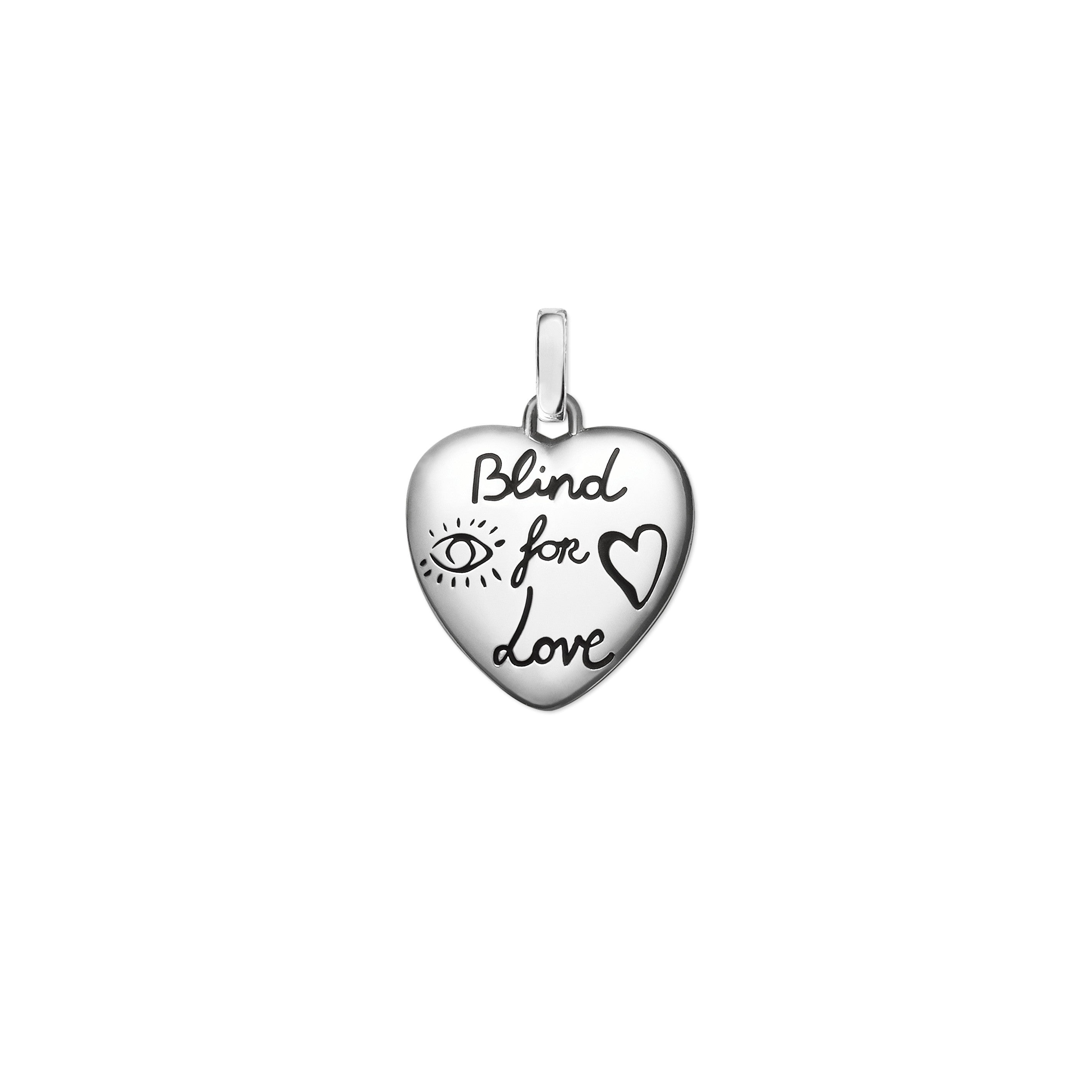 Gucci Silver Blind for Love Flower Charm